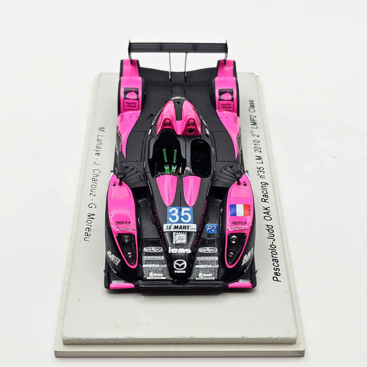 Spark Pescarolo 01 #35 OAK Racing 2nd LMP2 24Hrs Le Mans 2010 1/43 Scale