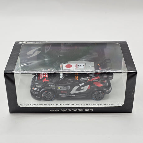 Spark Toyota GR Yaris Rally1 #18 TOYOTA GAZOO Racing WRT Rally Monte Carlo 2025 1/43 Scale
