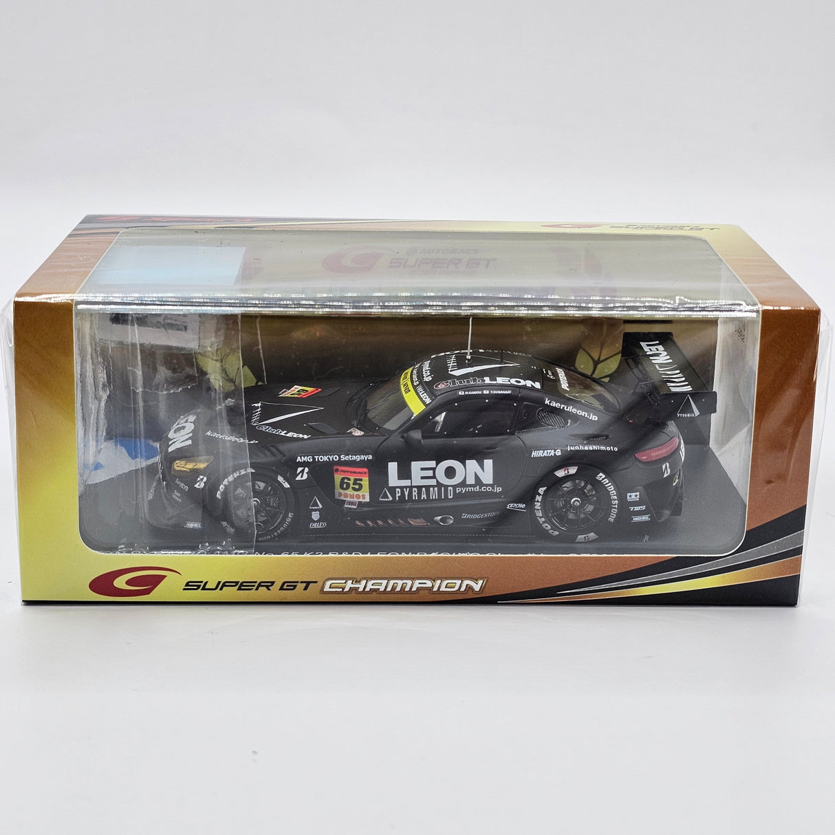 Spark Mercedes-AMG GT3 Evo #65 K2 R&D LEON GT300 Winner Super GT 2025 1/43 Scale