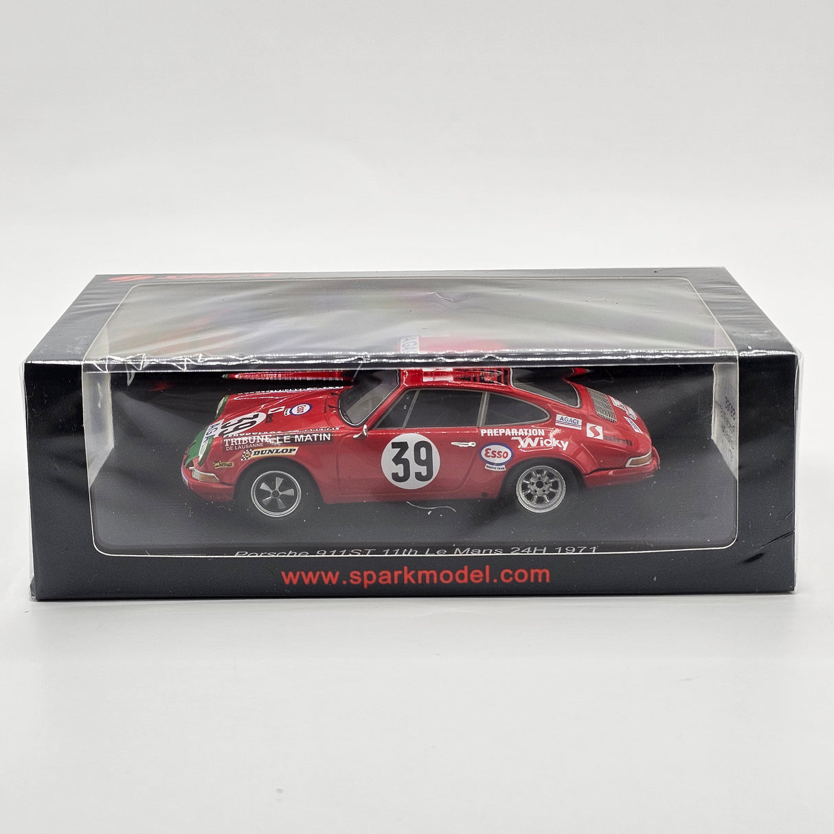 Spark Porsche 911S #39 A.G.A.C.I. 24Hrs Le Mans 1971 1/43 Scale S9765