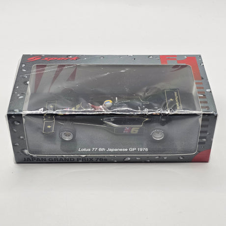 Spark Lotus 77 #6 Gunnar Nilsson 1976 Japanese F1 Grand Prix 1/43 Scale