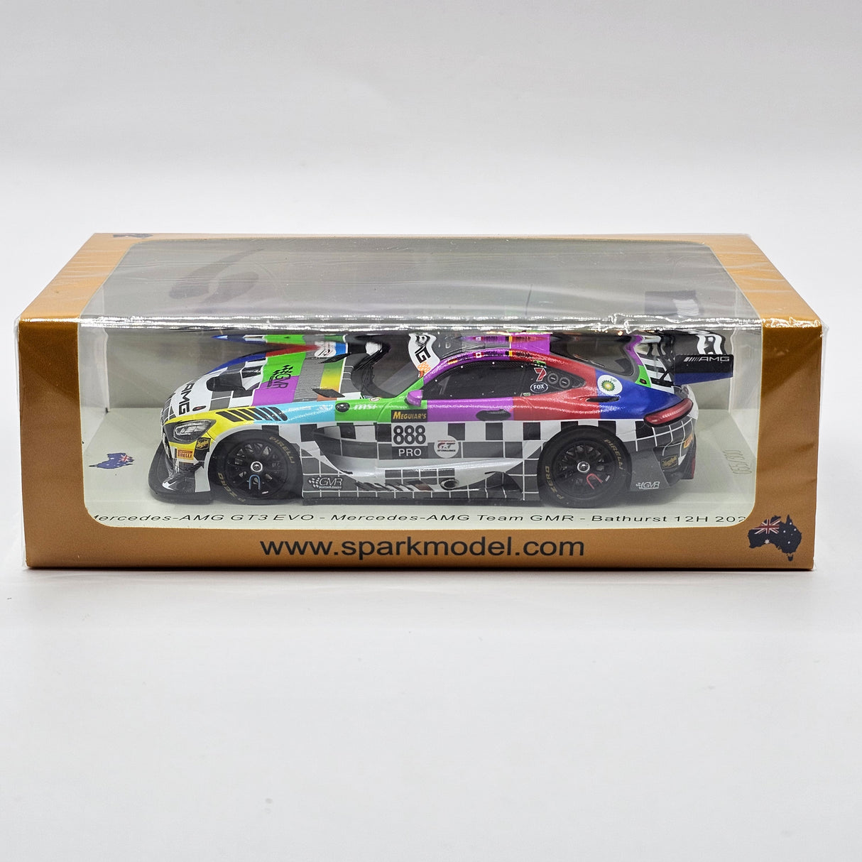 Spark Mercedes-AMG GT3 Evo #888 GMR 12Hrs Bathurst 2025 1/43 Scale AS087