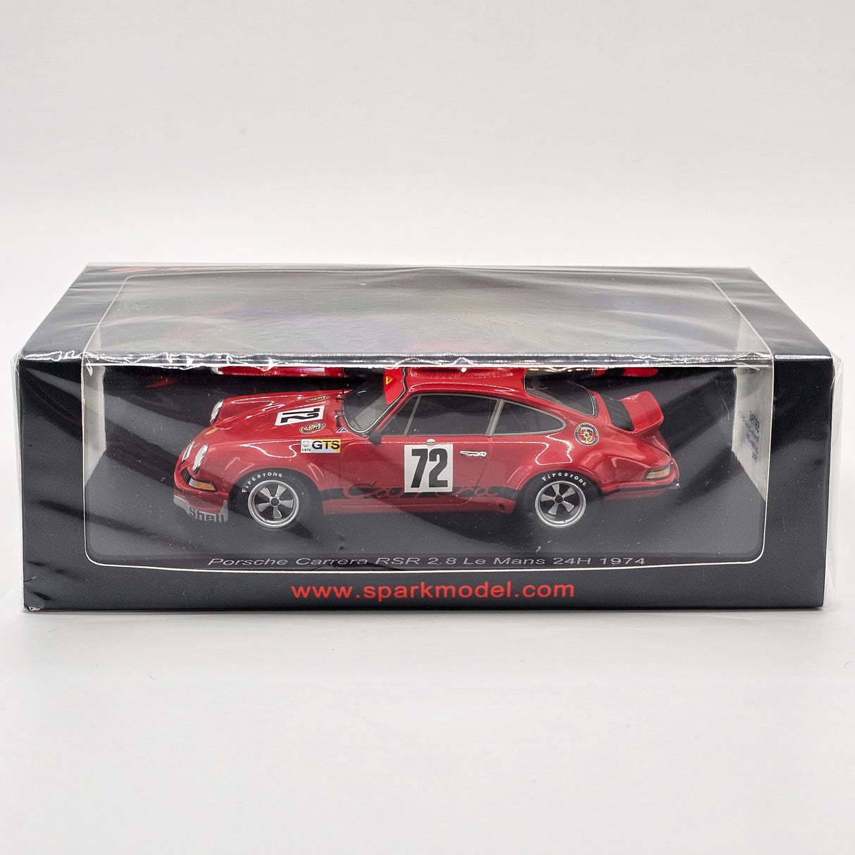 Spark Porsche Carrera 2.8 RSR #72 Polifac Gelo Racing Team 24Hrs Le Mans 1974 1/43 Scale S9796