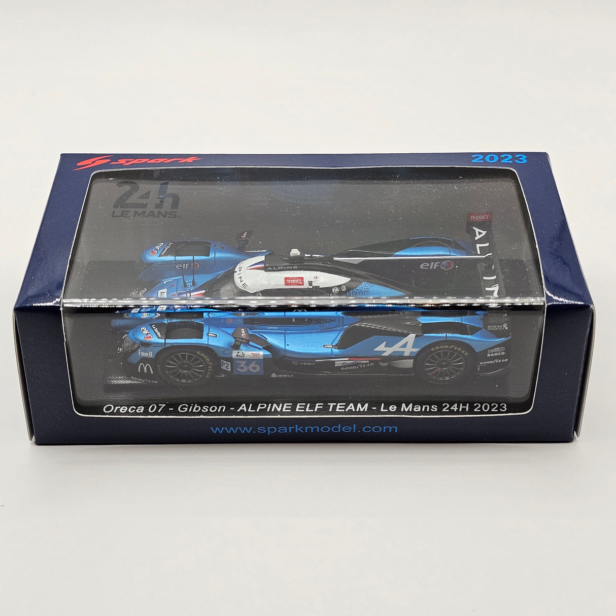 Spark Oreca 07 Gibson #36 Alpine Elf Team 24Hrs Le Mans 2023 1/43 Scale S8746