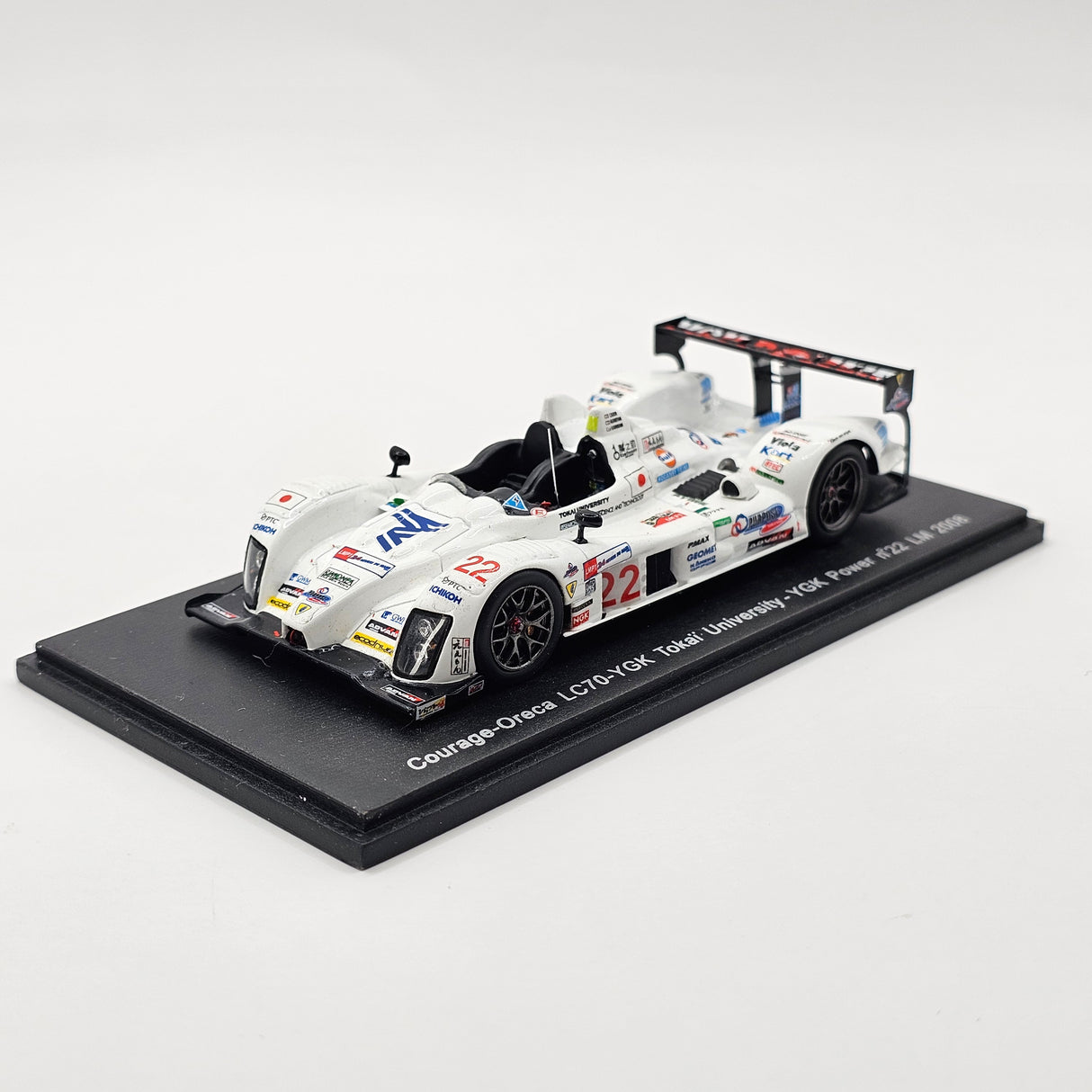 Spark Courage-Oreca LC70 #22 Tōkai University 24Hrs Le Mans 2008 1/43 Scale S1478