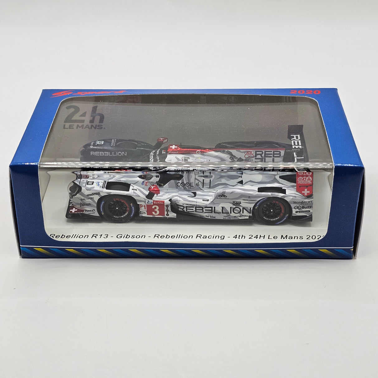 Spark Rebellion R13 #3 Rebellion Racing 24Hrs Le Mans 2020 1/43 Scale S7956