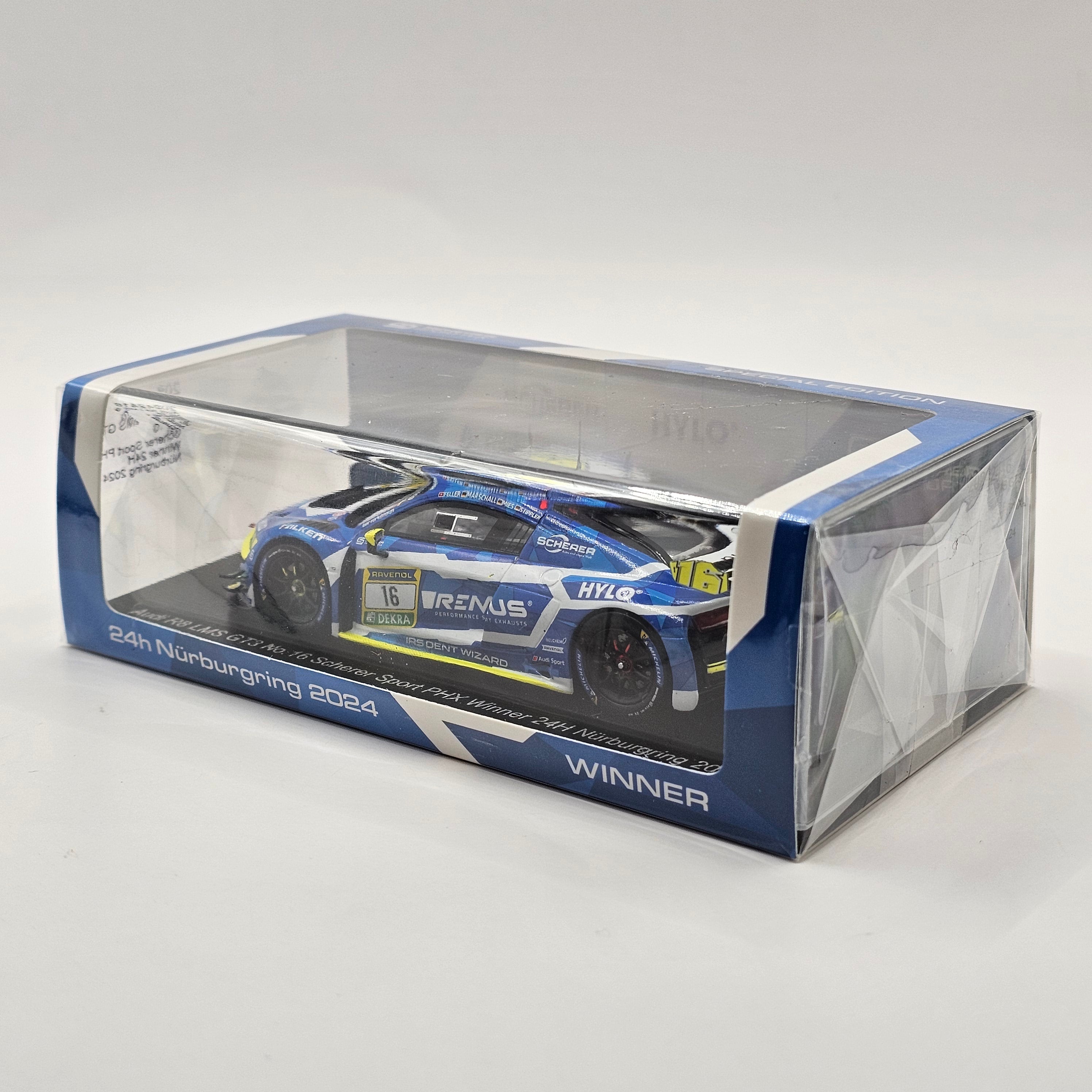 Spark Audi R8 LMS GT3 #16 Scherer Sport PHX Winner 24Hrs Spa 2024 1/43