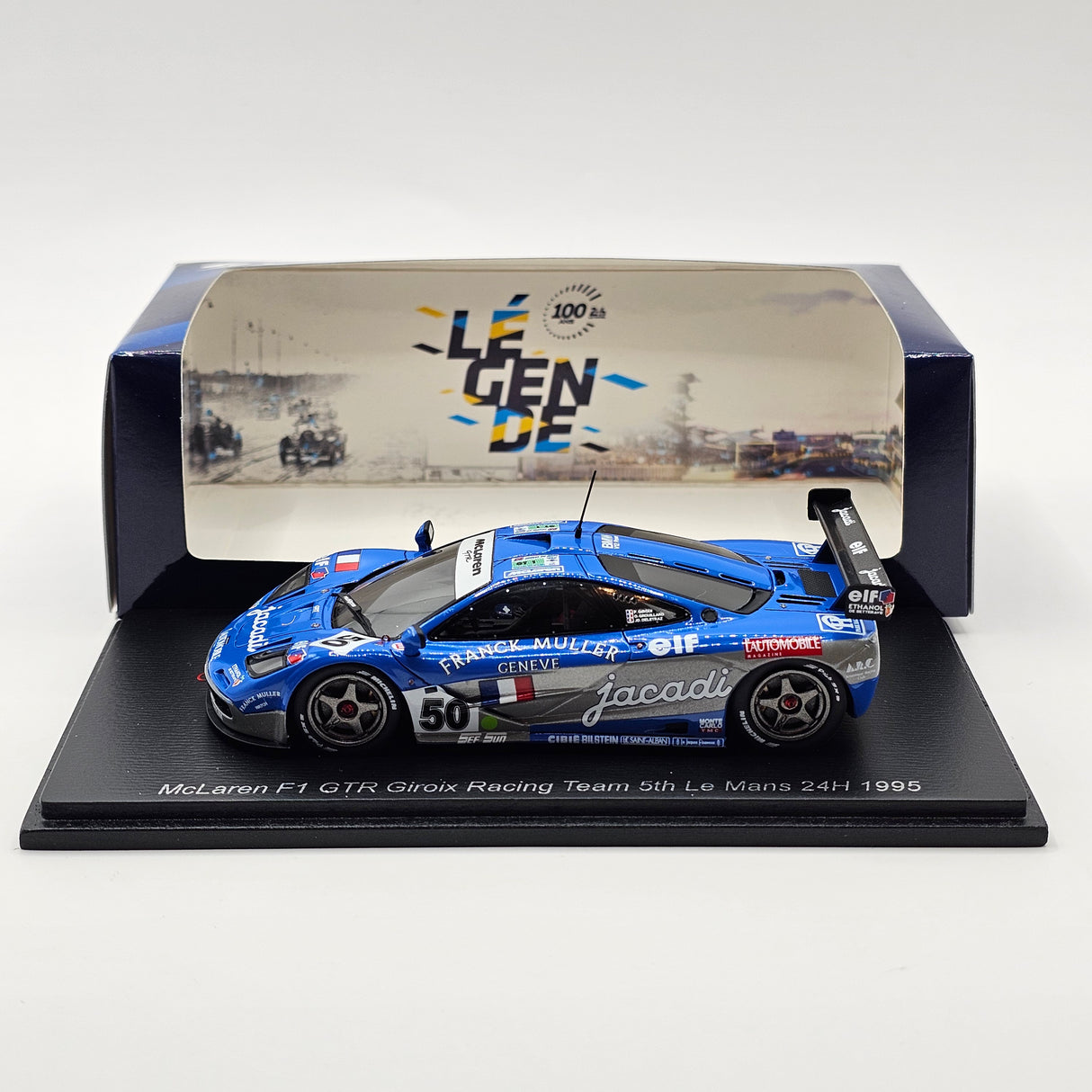 Spark McLaren F1 GTR #50 Giroix Racing Team 24Hrs Le Mans 1995 1/43 Scale S6674