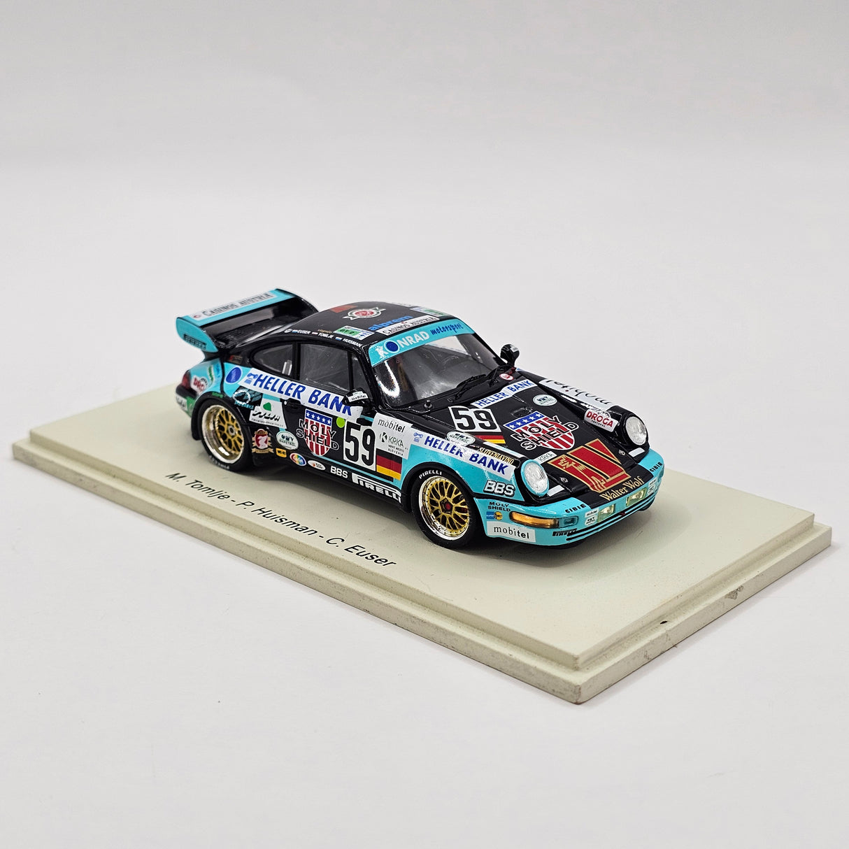 Spark Porsche 911 Carrera RSR #59 Konrad Motorsport 24Hrs Le Mans 1994 1/43 Scale