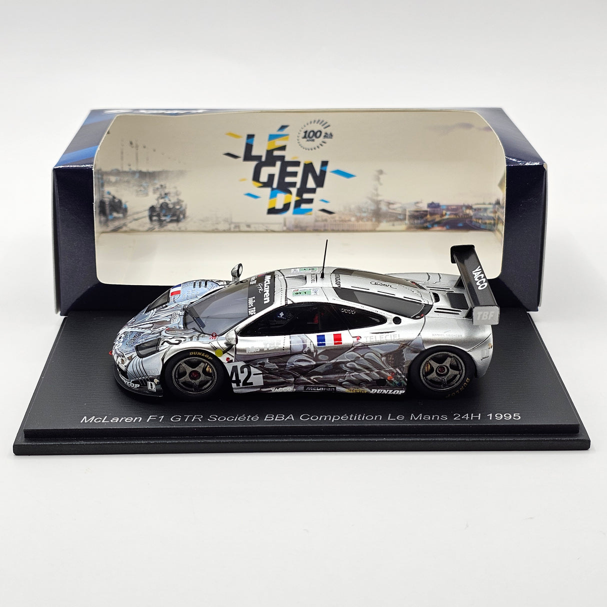 Spark McLaren F1 GTR #42 BBA Compétition 24Hrs Le Mans 1995 1/43 Scale S6672