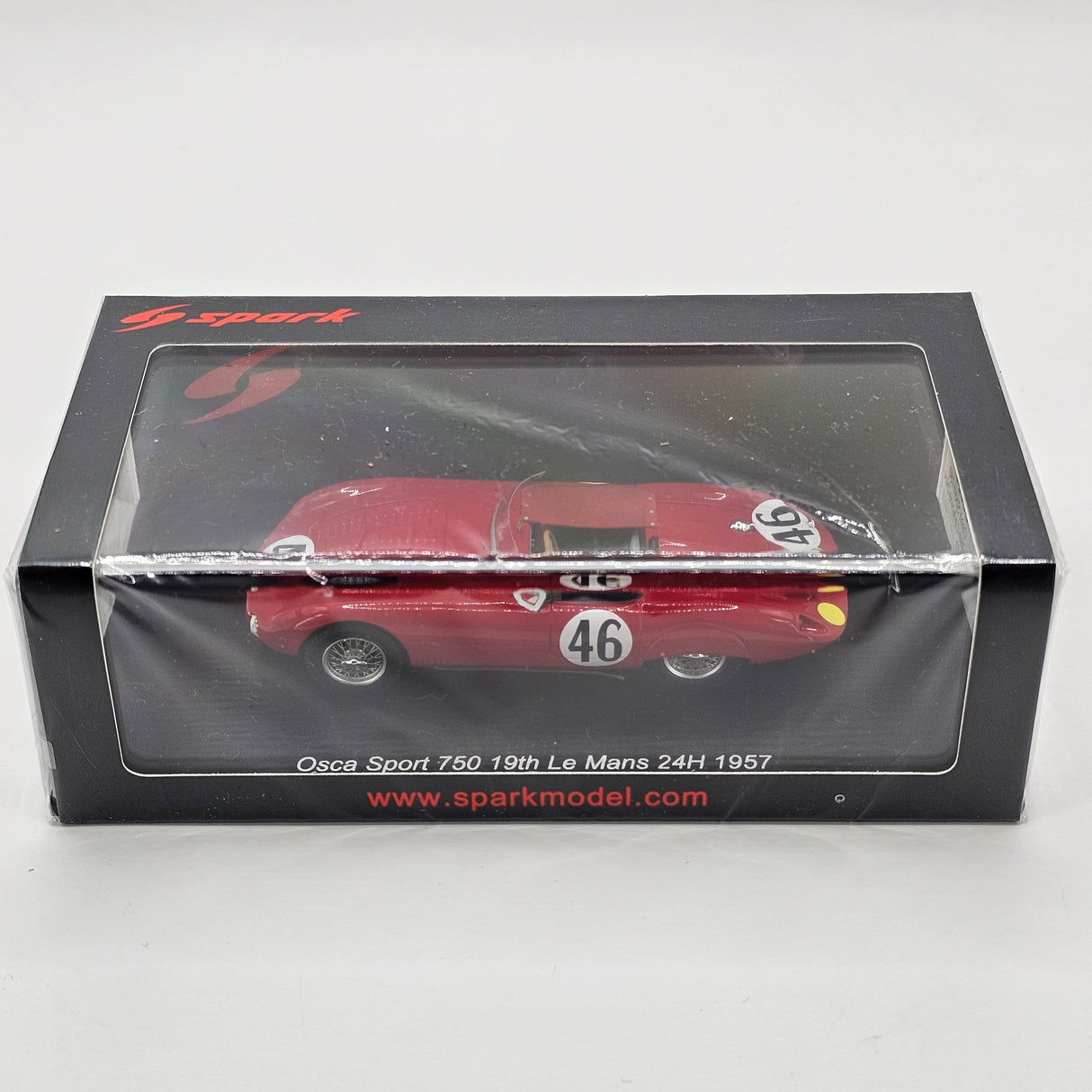 Spark O.S.C.A. 750S #46 Automobili O.S.C.A. 24Hrs Le Mans 1957 1/43 Scale S5084