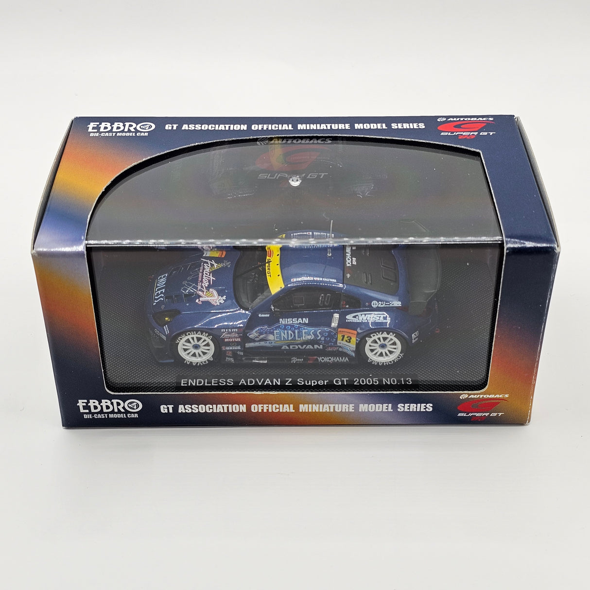 EBBRO Nissan Fairlady Z #13 Endless Sports Super GT GT300 2005 1/43 Scale