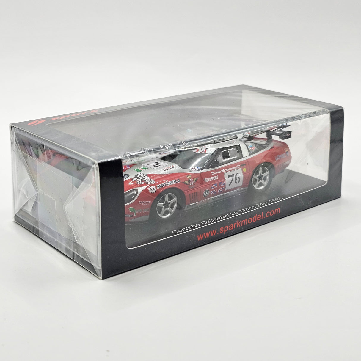 Spark Corvette Callaway #76 Agusta Racing Team Le Mans 24H 1995 1/43 Scale S4382