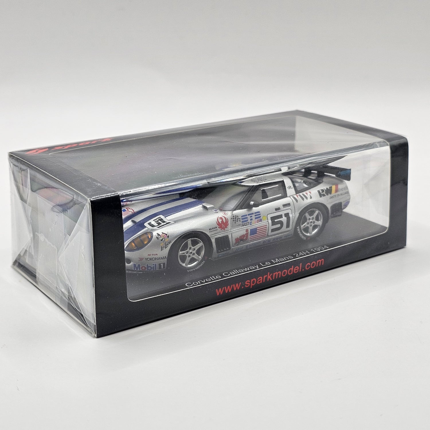 Spark S4382 1:43 Chevrolet Corvette Callaway Le Mans 24H 1995 Resin Model Car Spark S4382 1:43 Chevrolet Corvette Callaway Le Mans 24H 1995 Resin Model Car
