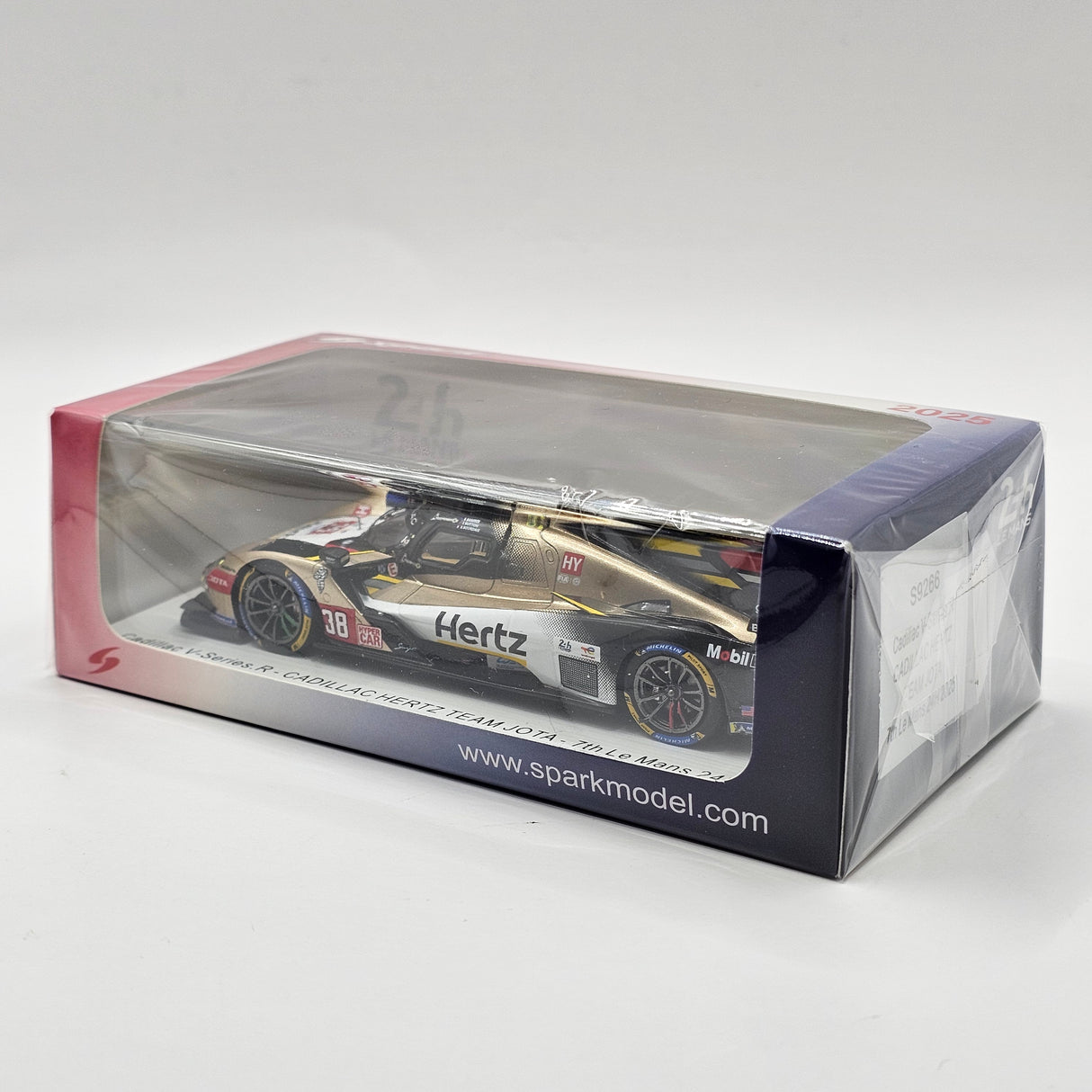 Spark Cadillac V-Series.R #38 Cadillac Hertz Team Jota 24Hrs Le Mans 2025 1/43 Scale