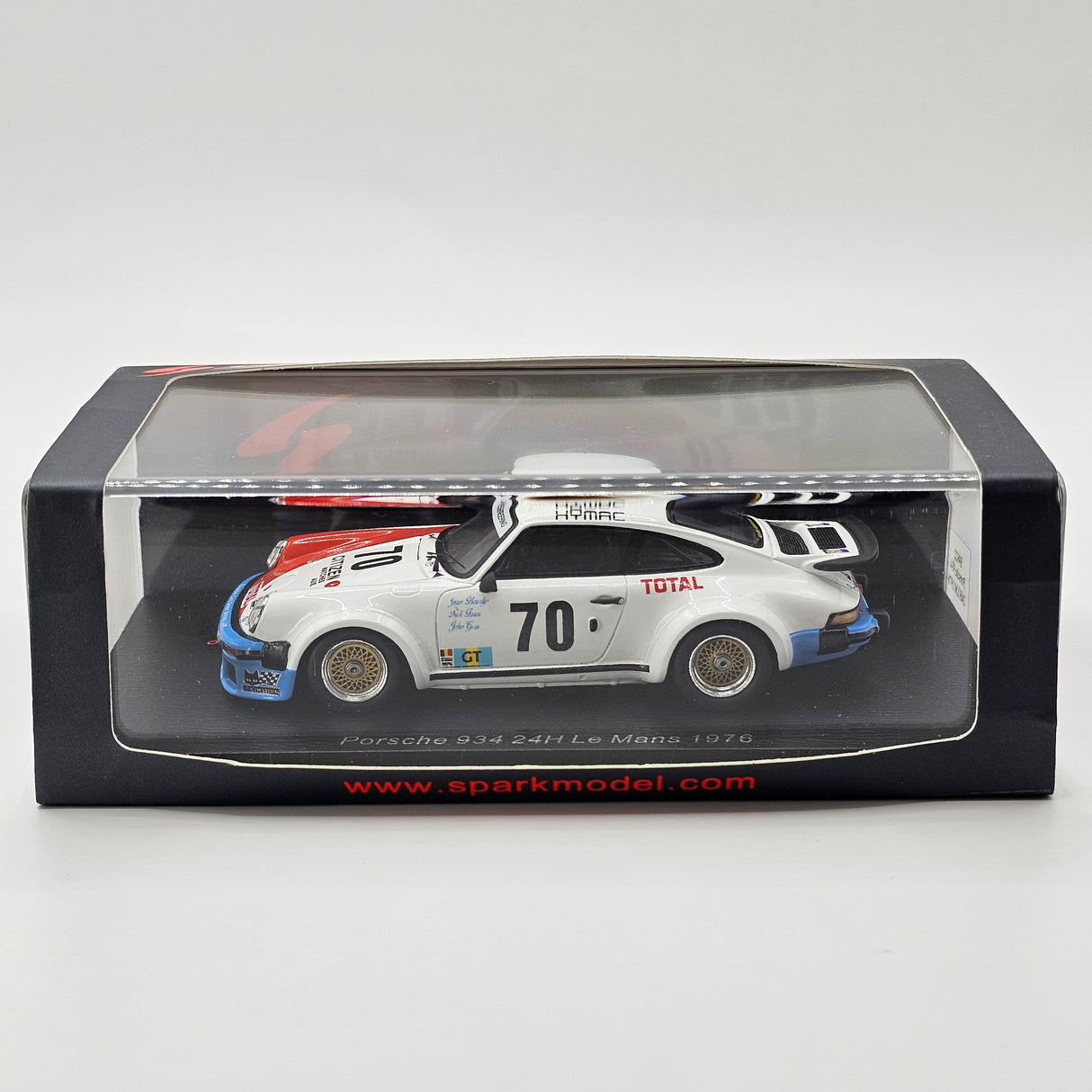 Spark Porsche 934 #70 "Beurlys" 24Hrs Le Mans 1976 1/43 Scale S9822