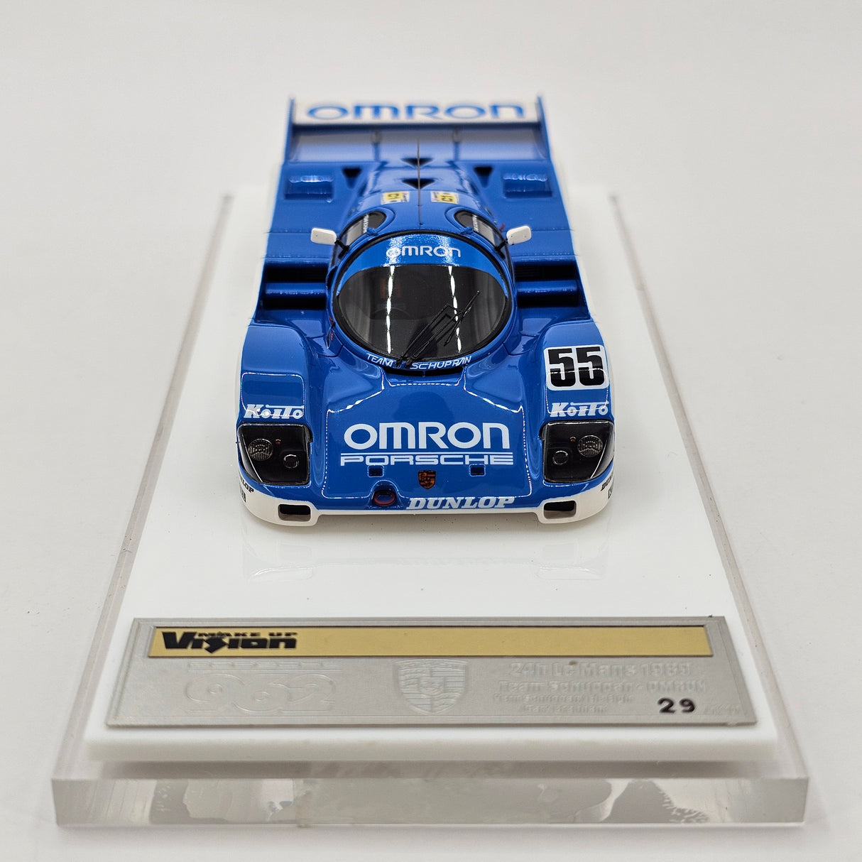 Make Up Vision Porsche 962C #55 Omron Team Schuppan 24Hrs Le Mans 1989 1/43 Scale