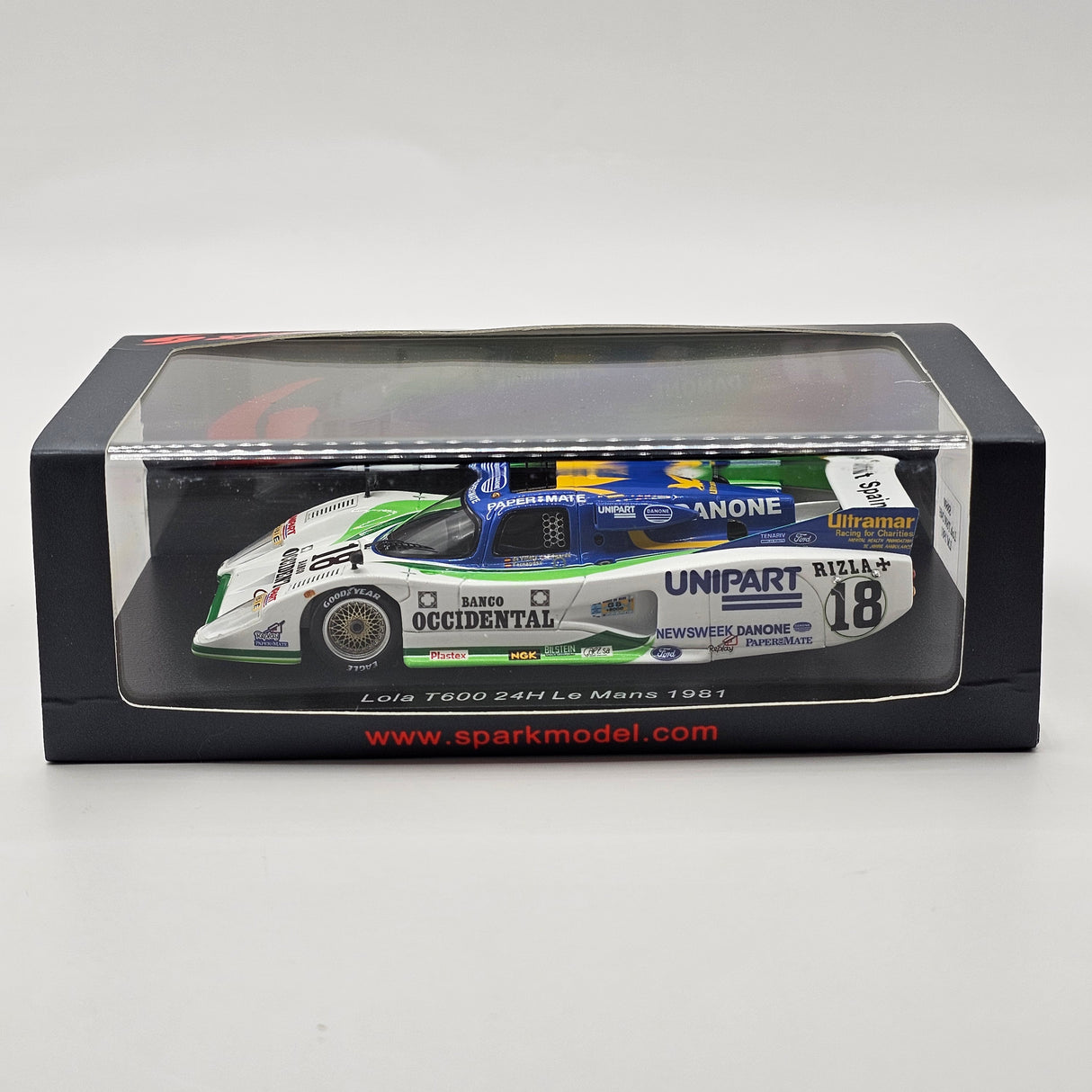 Spark Lola T600 #18 GRID Team Lola 24Hrs Le Mans 1981 1/43 Scale S8600