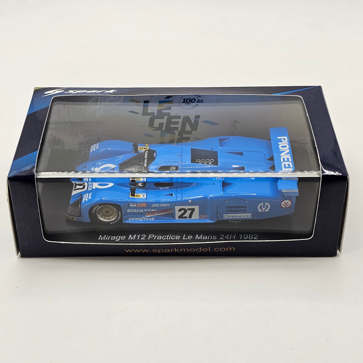 Spark Mirage M12 #27 Grand Touring Cars Inc 24Hrs Le Mans 1982 1/43 Scale S9475