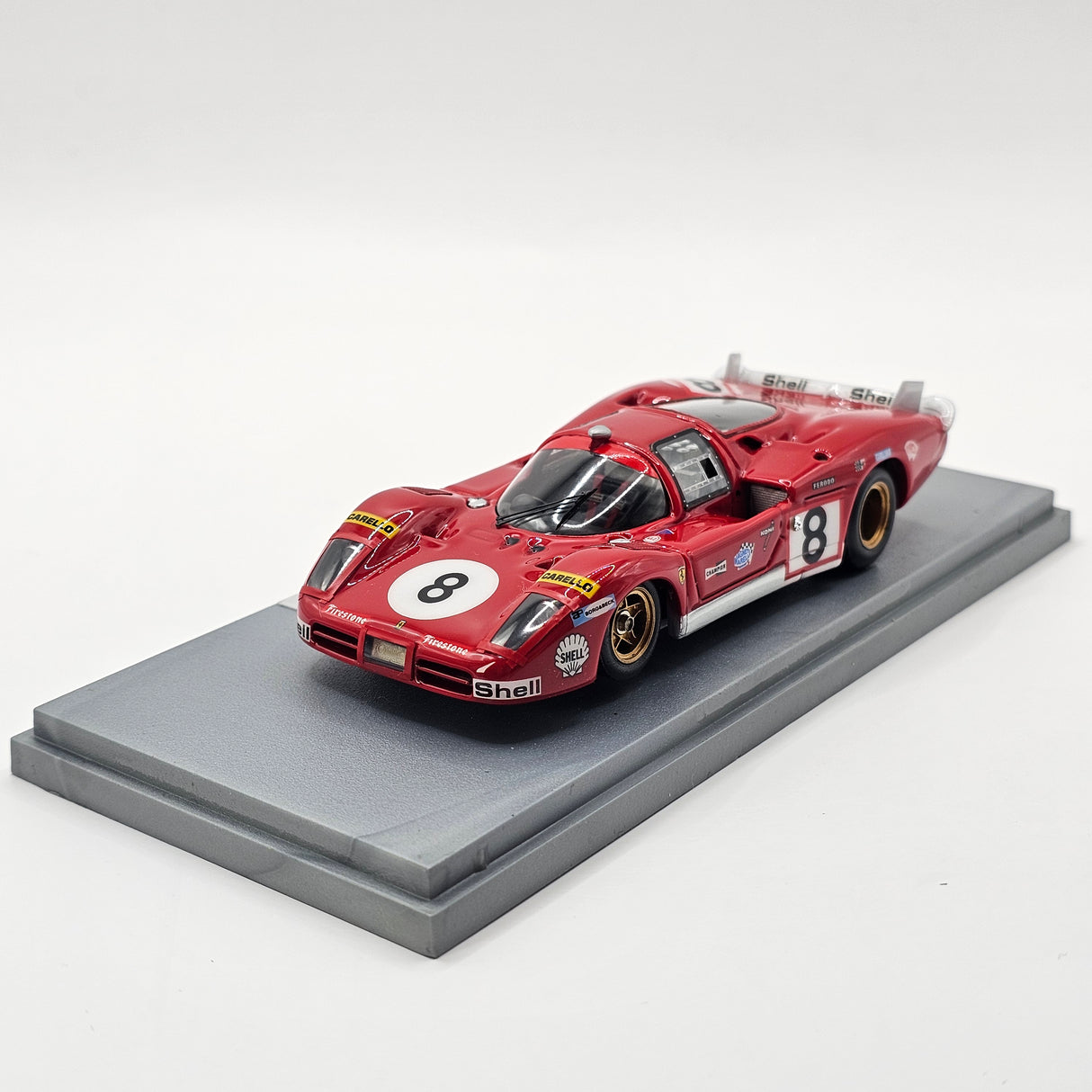 BBR Gasoline Ferrari 512S #8 SpA Ferrari SEFAC 24Hrs Le Mans 1970 1/43 Scale