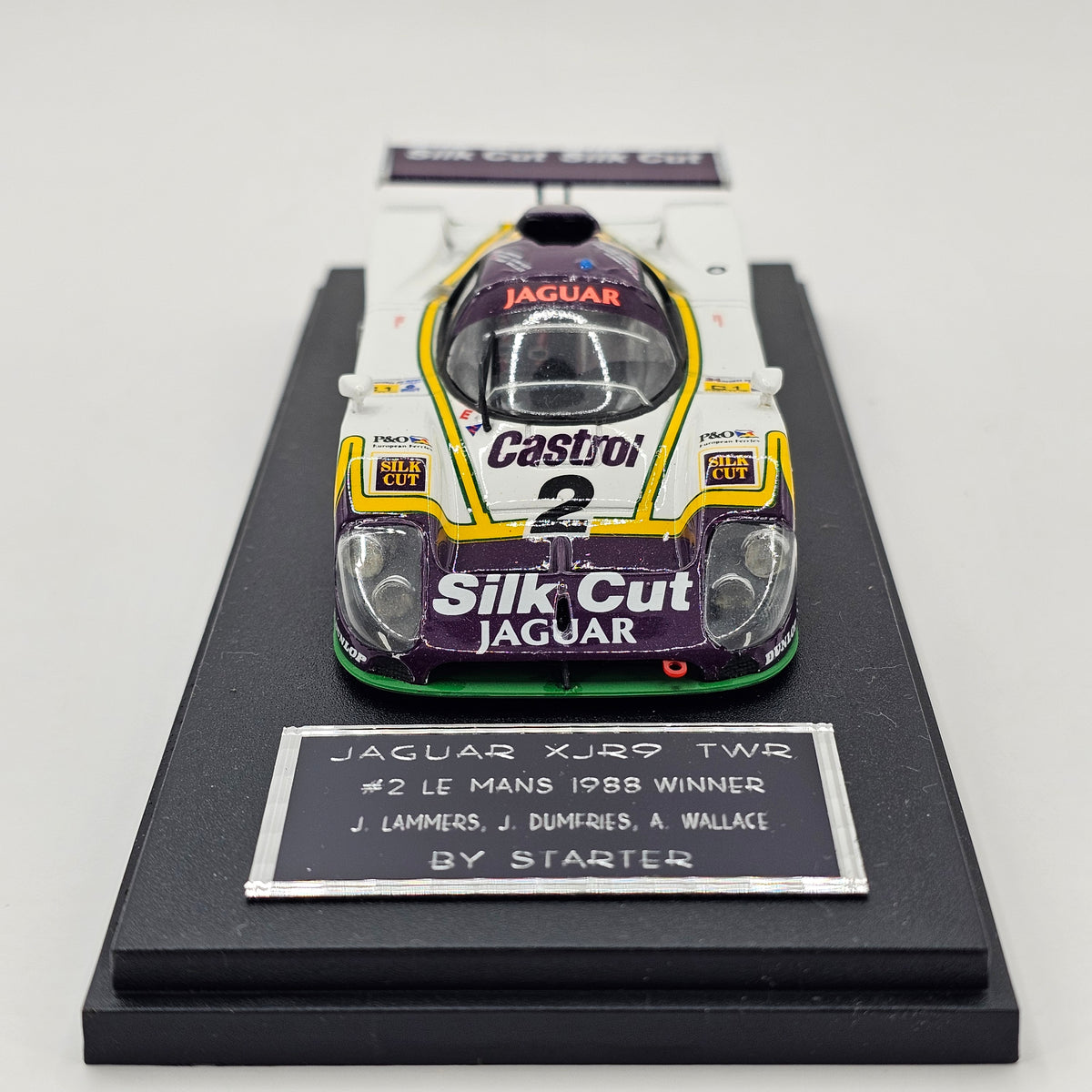 Starter Models Jaguar XJR-9 #2 Silk Cut Jaguar Winner 24Hrs Le Mans 1988 1/43 Scale