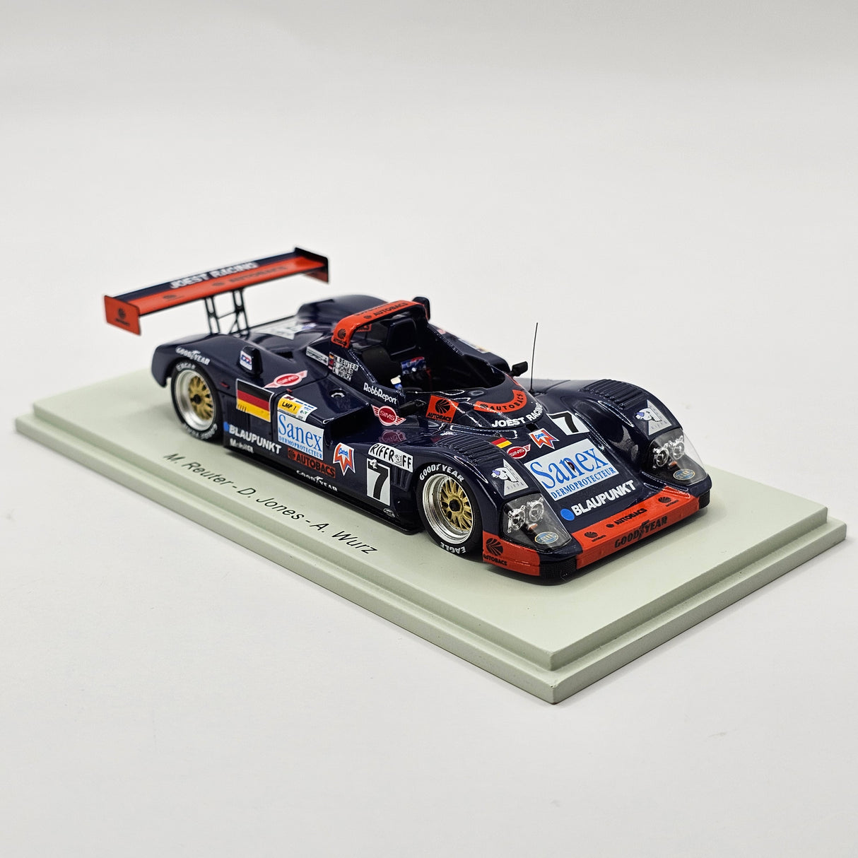 Spark TWR-Porsche WSC95 #7 Joest Racing Winner 24Hrs Le Mans 1996 1/43 Scale
