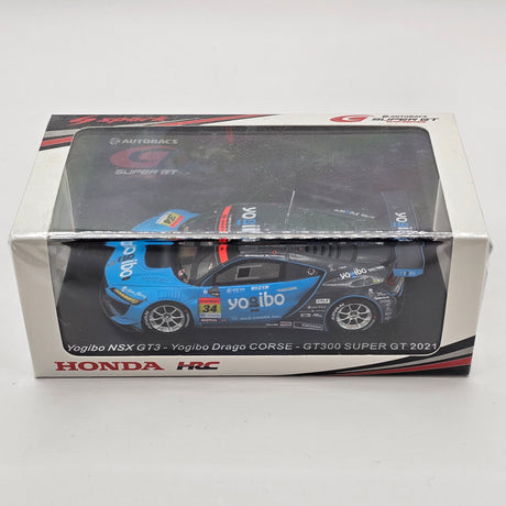 Spark Honda NSX GT3 Evo #34 Yogibo Drago Corse Super GT GT300 2021 1/43 Scale