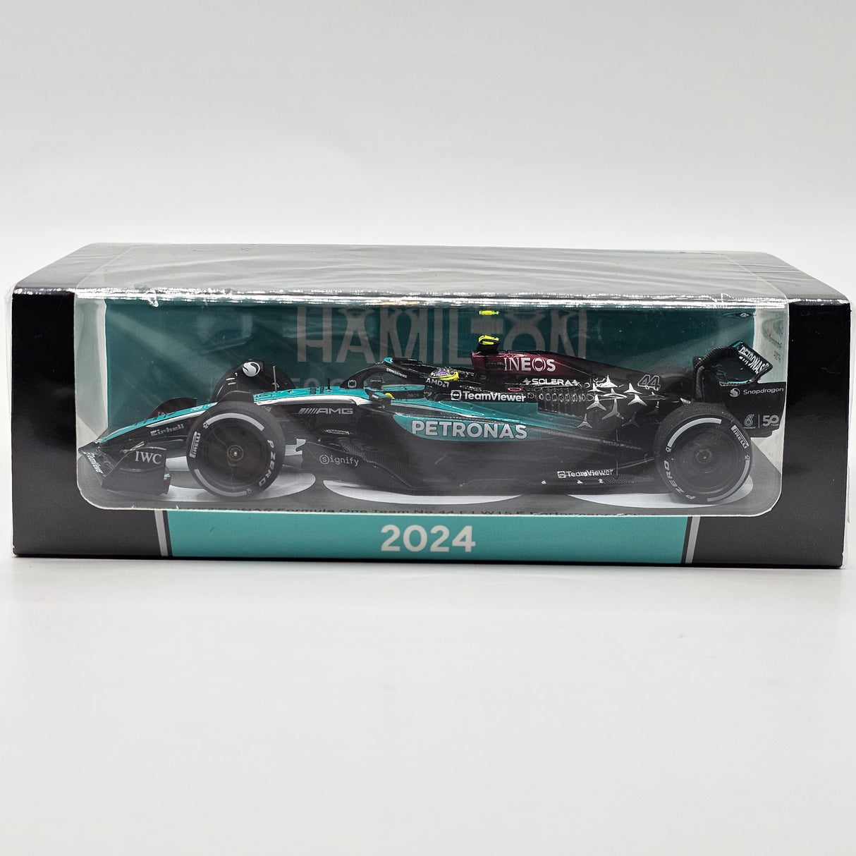 Spark Mercedes-AMG F1 W15 #44 Hamilton Singapore GP 2024 1/43 Scale