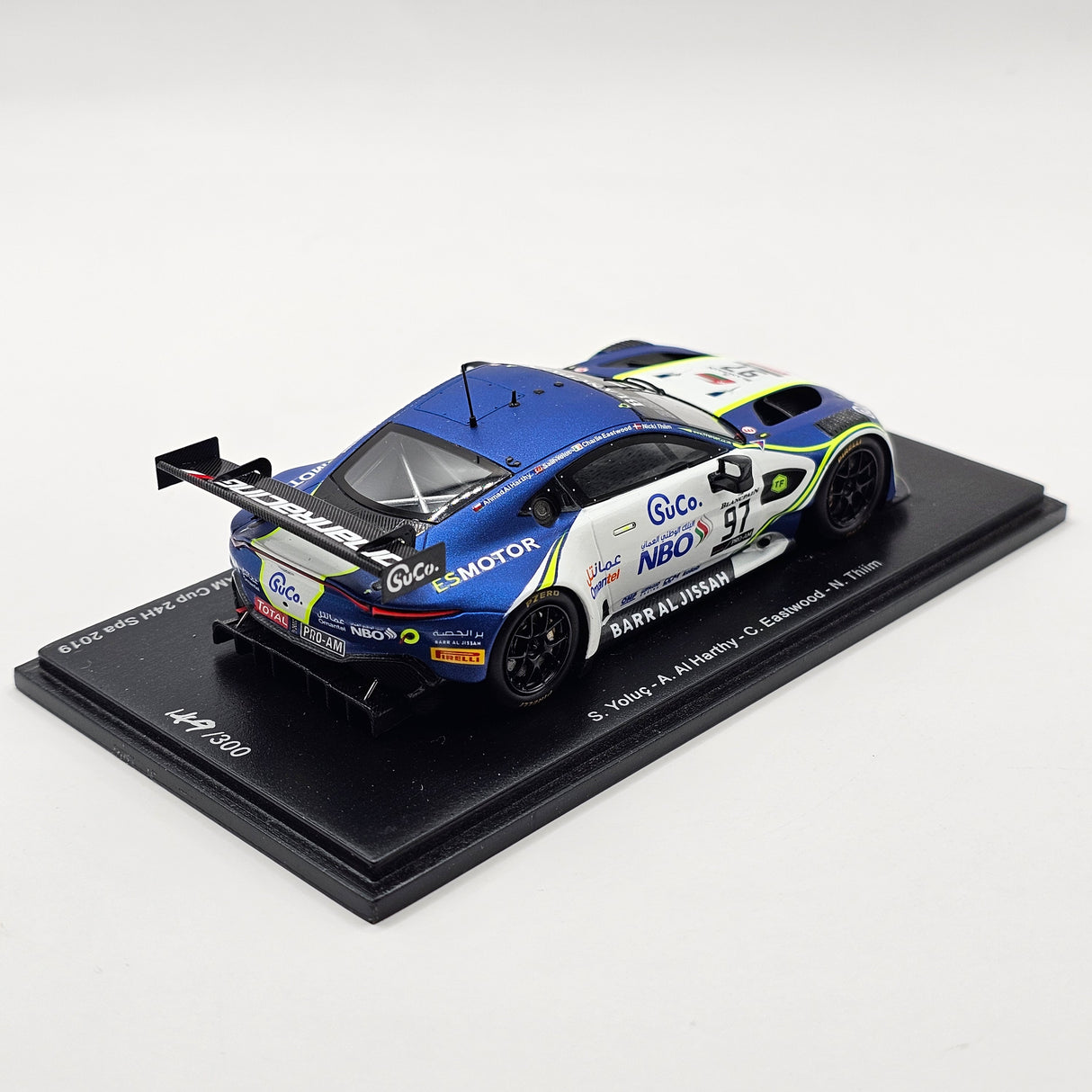 Spark Aston Martin Vantage GT3 #97 Oman Racing Pro-Am Win 24Hrs Spa 2019 1/43 Scale