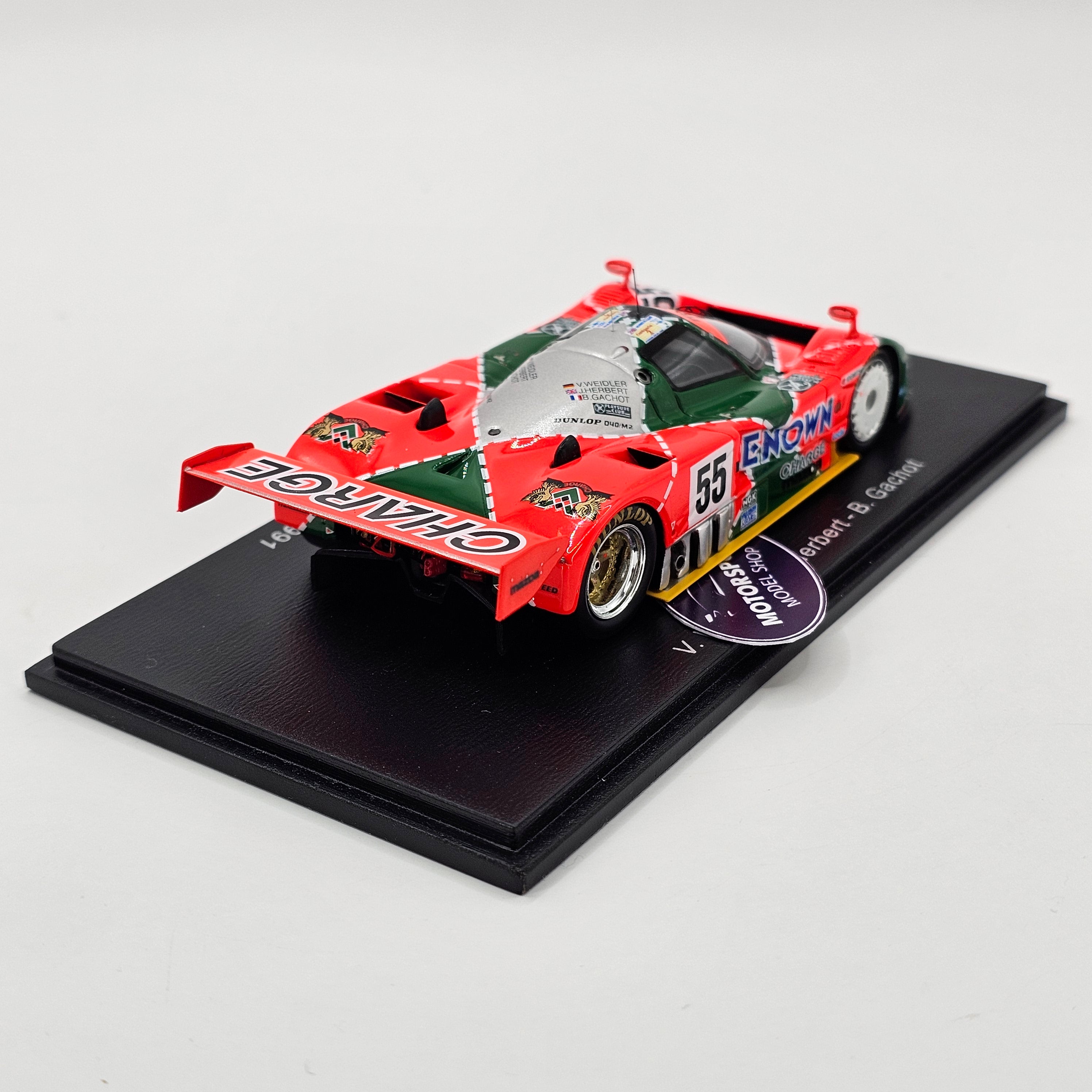 Spark Mazda 787B #55 Mazdaspeed Winner 24Hrs Le Mans 1991 1/43 Scale