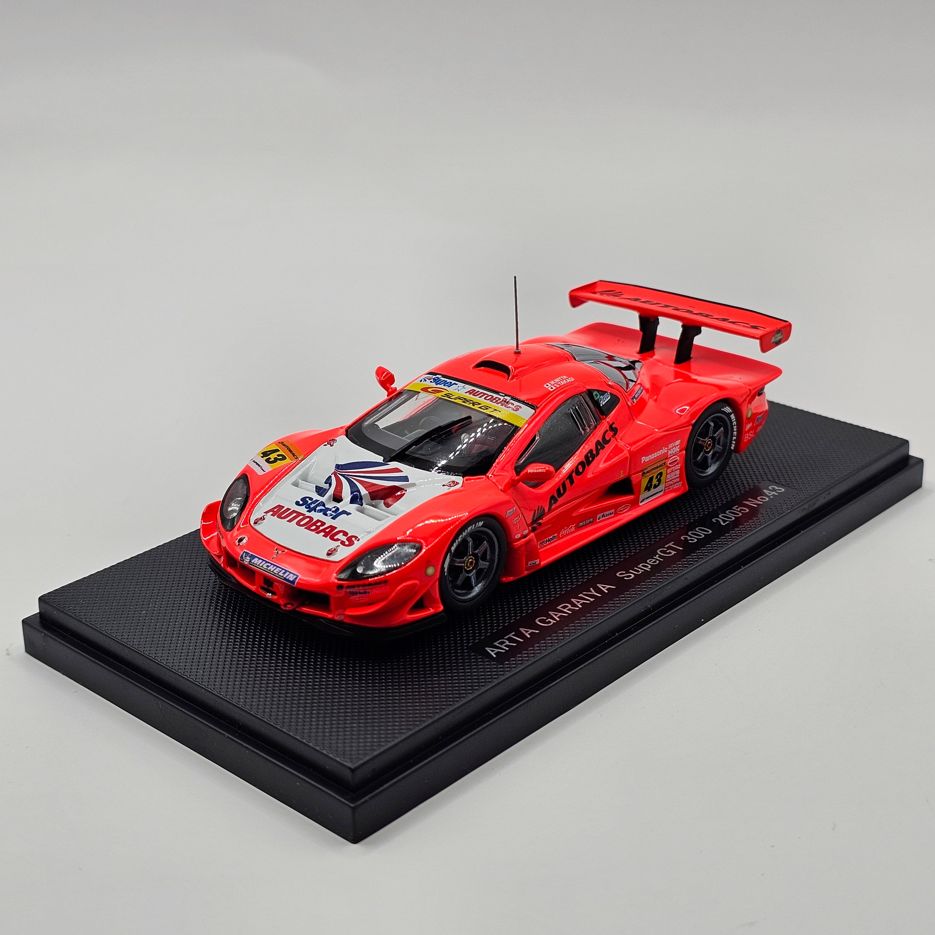 エブロARTA Garaiya SUPER GT300 2008 No.43 EBBRO ASL ARTA Garaiya #43 ARTA Super GT GT300 2005 1/43 Scale