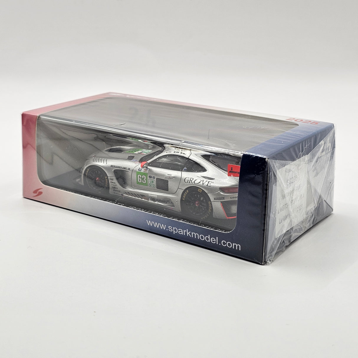 Spark Mercedes-AMG LMGT3 #63 Iron Lynx 24 Hours of Le Mans 2025 1/43 Scale S9298