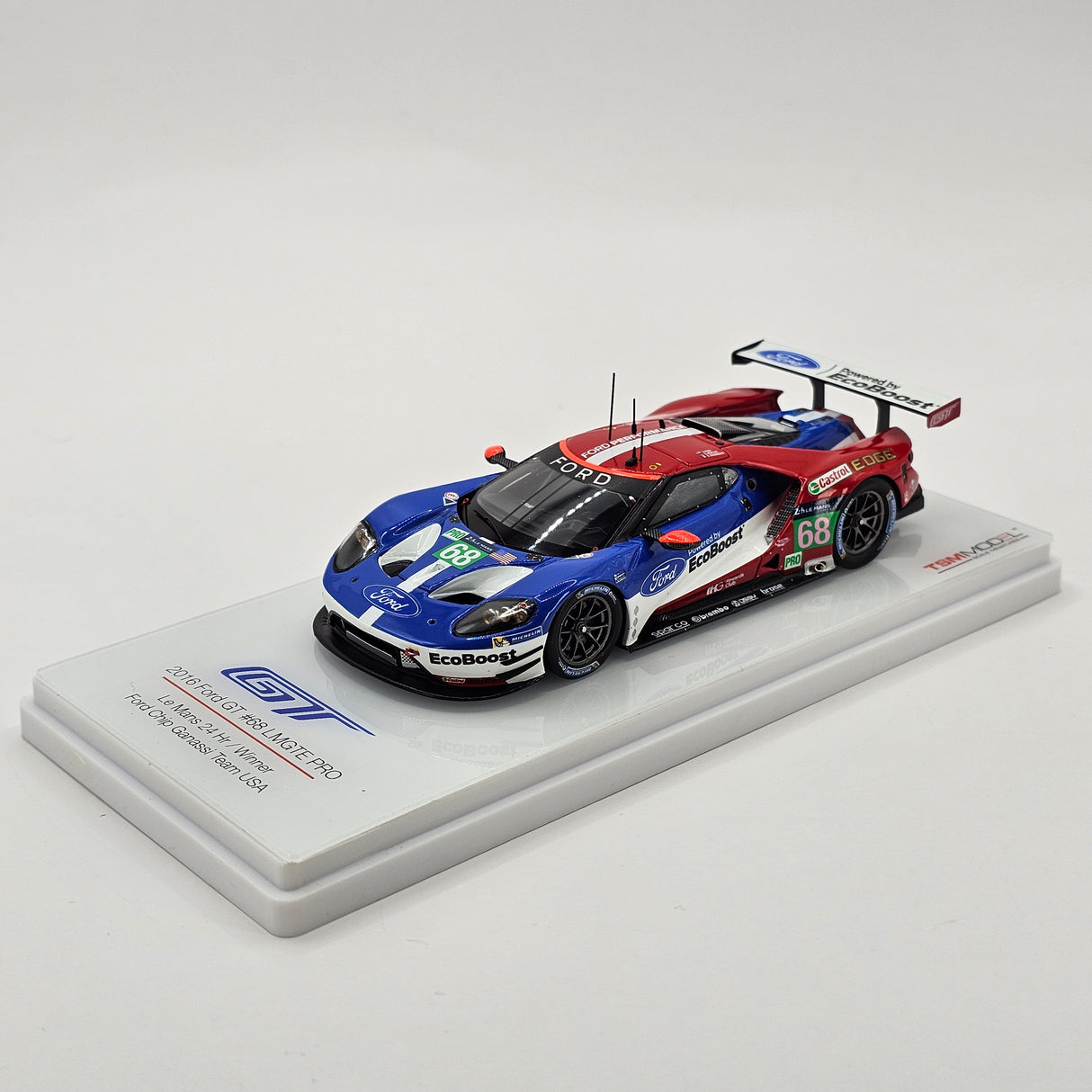Truescale Ford GT #68 Ford Chip Ganassi Class Winner 24Hrs Le Mans 2016 1/43 Scale