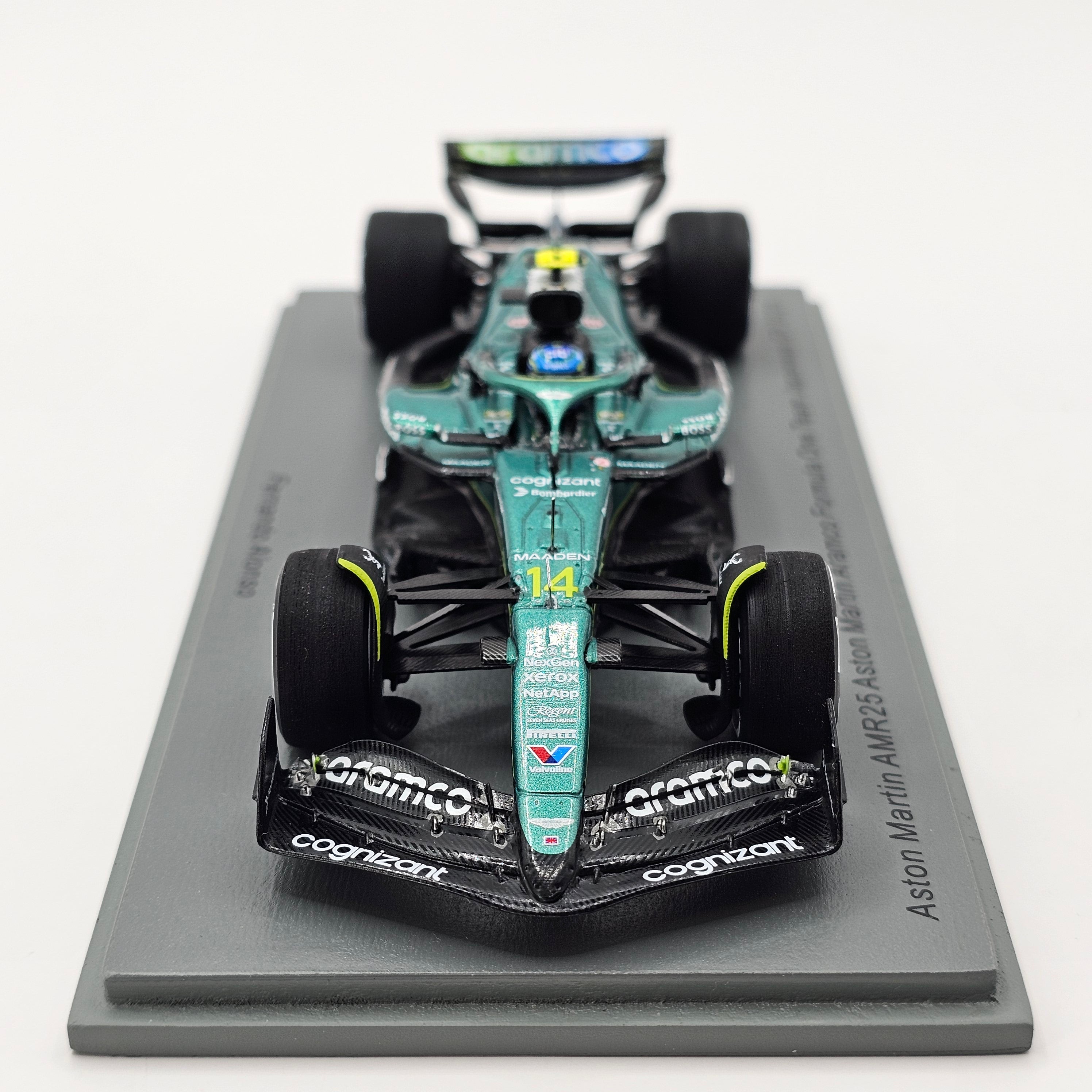 Spark Aston Martin AMR25 #14 Fernando Alonso Japanese GP 2025 1/43 Sca