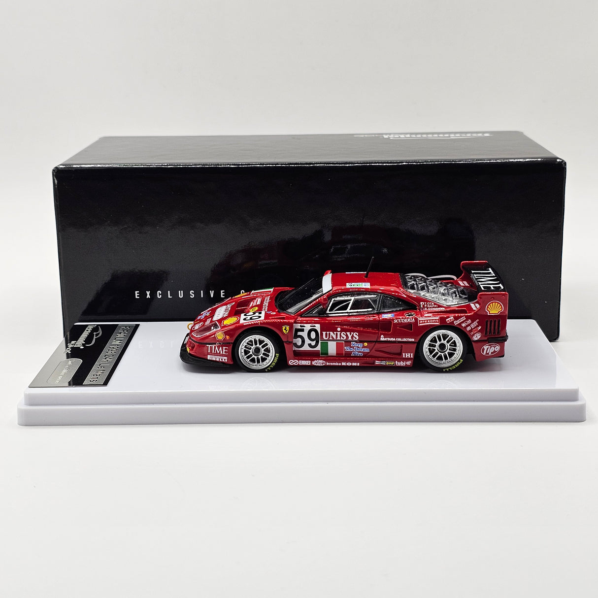 Tecnomodel Ferrari F40 GTE #59 Ennea Ferrari Club Italia 24Hrs Le Mans 1996 1/43 Scale