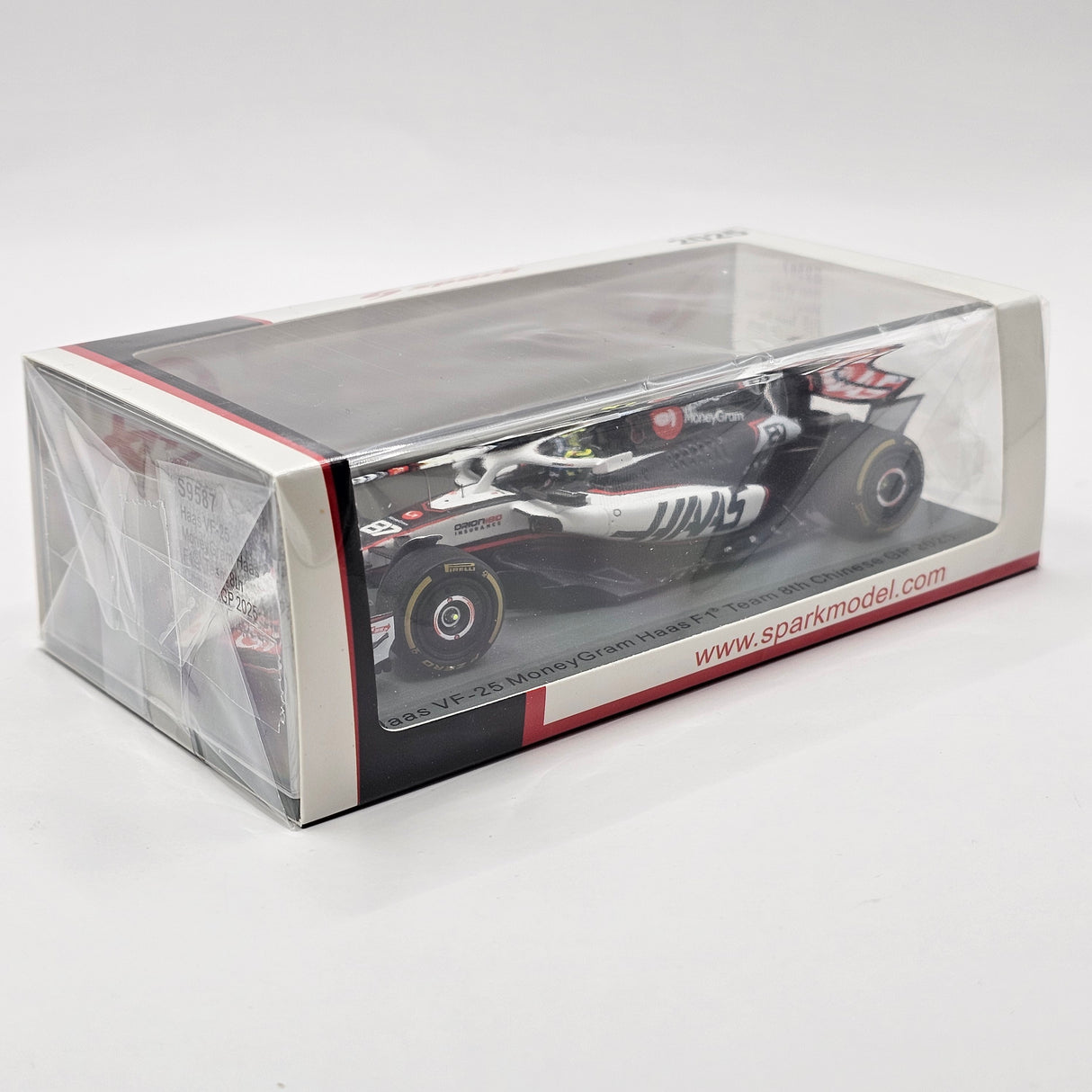 Spark Haas VF-25 #87 Oliver Bearman 8th Chinese GP 2025 1/43 Scale