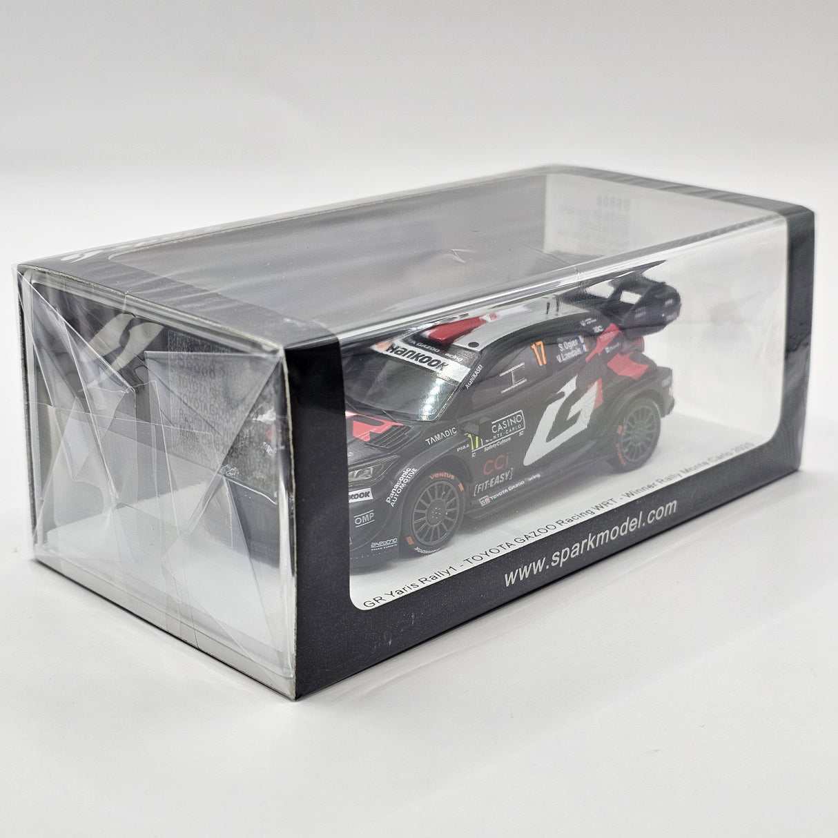 Spark Toyota GR Yaris Rally1 #17 Winner Rally Monte Carlo 2025 1/43 Scale