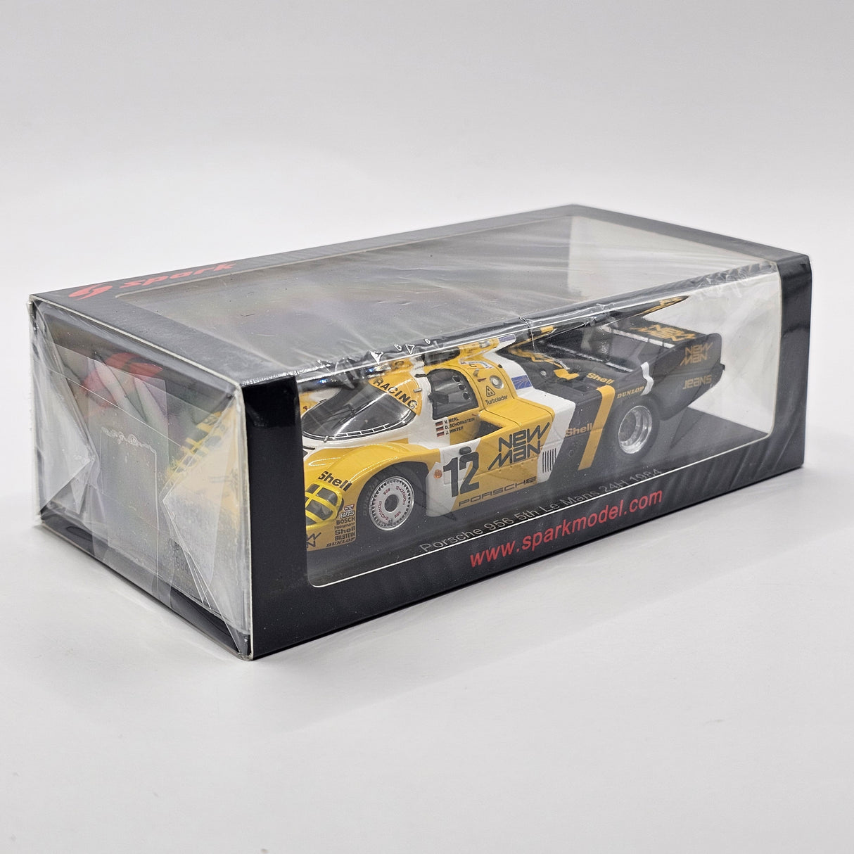 Spark Porsche 956 #12 NewMan Joest Racing 24Hrs Le Mans 1984 1/43 Scale S9859