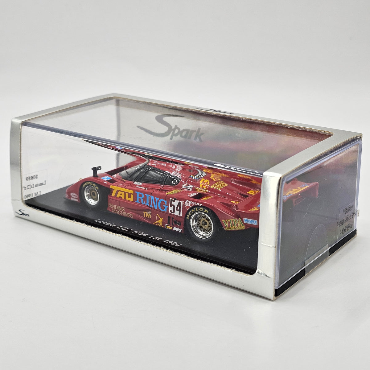 Spark Lancia LC2 SP90 #54 Mussato Action Car 24Hrs Le Mans 1990 1/43 Scale