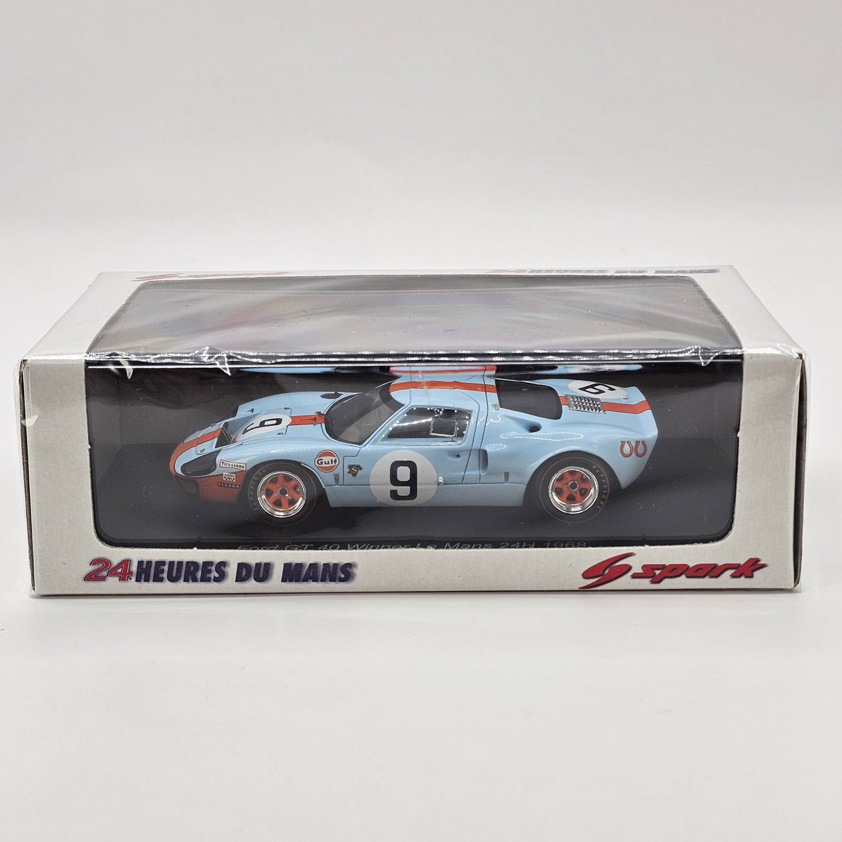 Spark Ford GT40 #9 JW Automotive Engineering Winner 24Hrs Le Mans 1968 1/43 Scale
