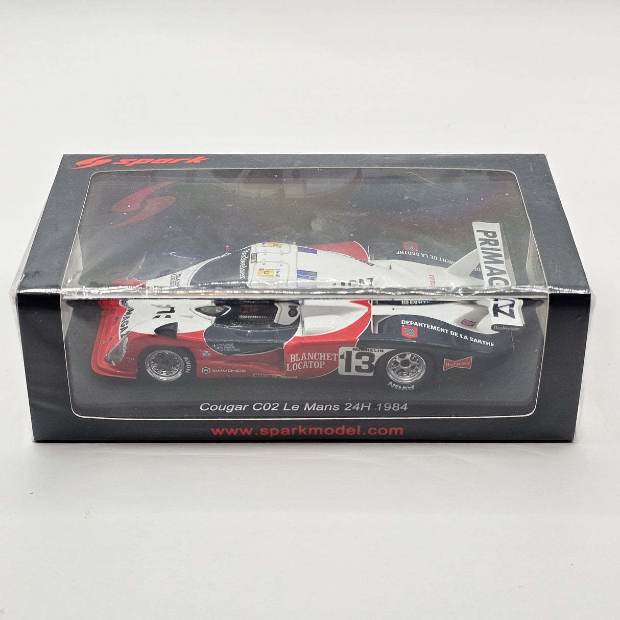 Spark Cougar C02 #13 Courage Compétition Le Mans 24H 1984 1/43 Scale S9501
