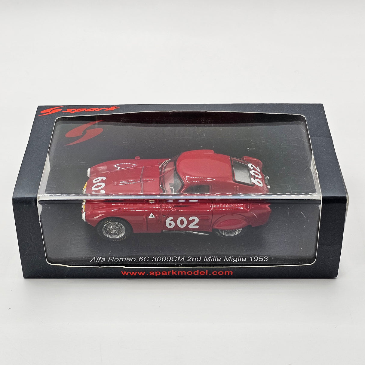 Spark Alfa Romeo 6C 3000CM #602 S.P.A. Alfa Romeo Mille Miglia 1953 1/43 Scale