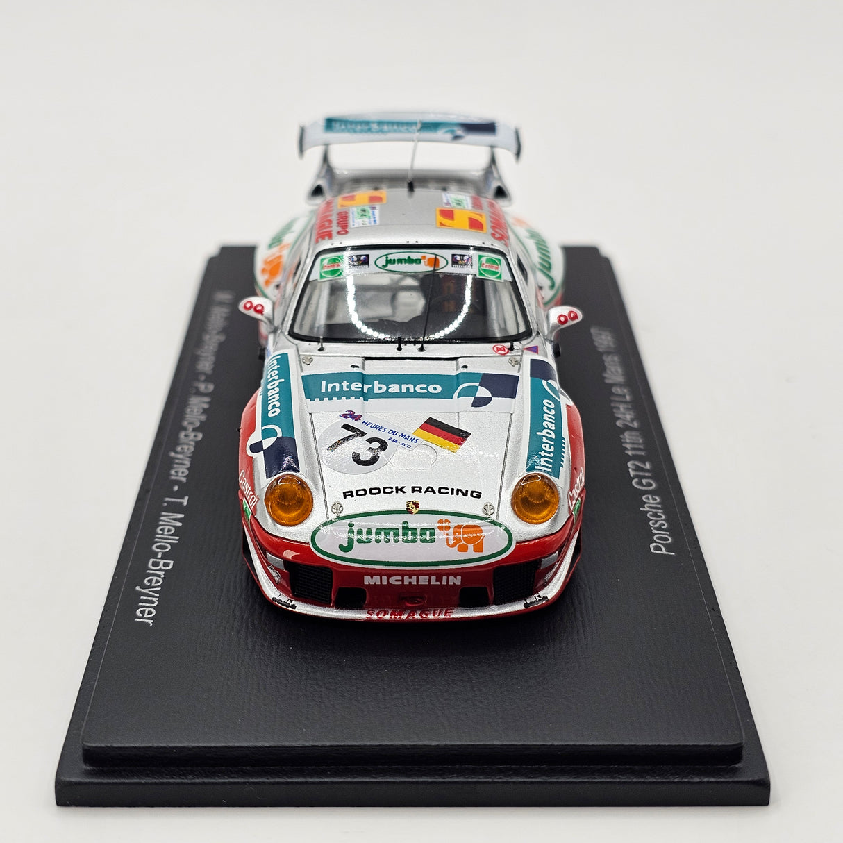 Spark Porsche 911 GT2 #73 Roock Racing Team 24Hrs Le Mans 1997 1/43 Scale S9909