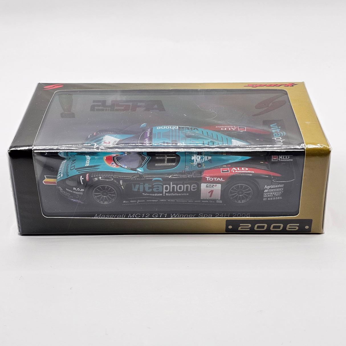 Spark Maserati MC12 GT1 #1 Vitaphone Winner 24 Hours of Spa 2006 1/43 Scale 43SPA2006