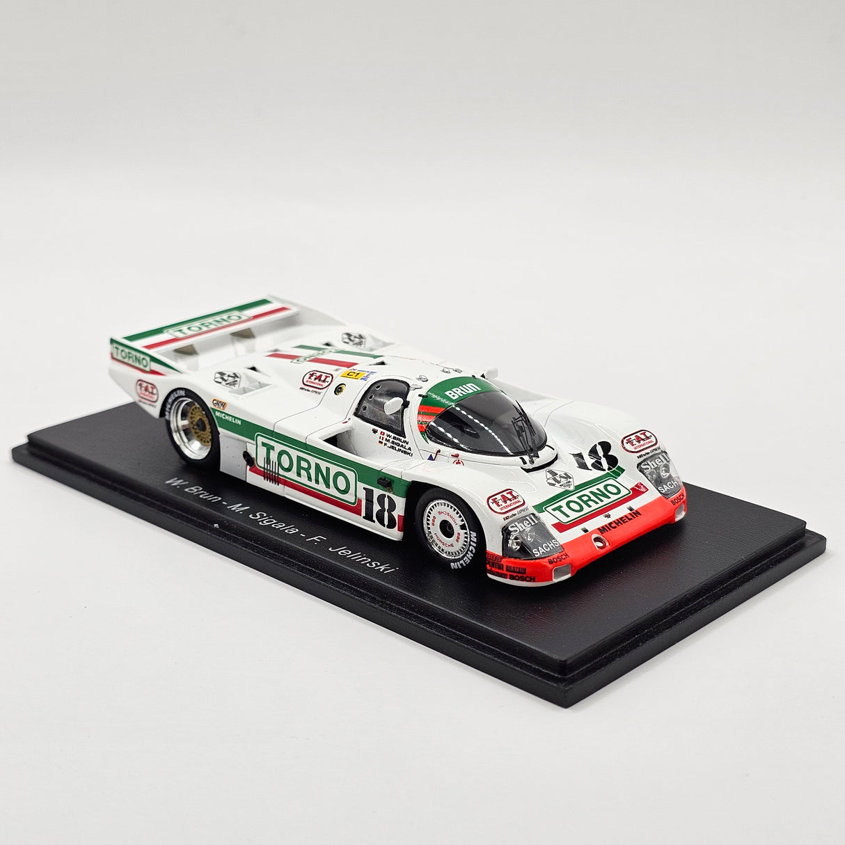 Spark Porsche 962C #18 Brun Motorsport 24Hrs Le Mans 1986 1/43 Scale S9871