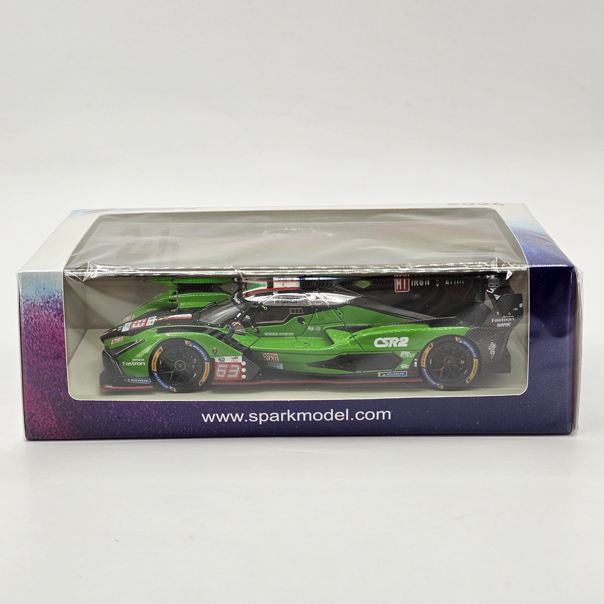 Spark Lamborghini SC63 #63 Lamborghini Iron Lynx 24Hrs Le Mans 2024 1/43 Scale S9125