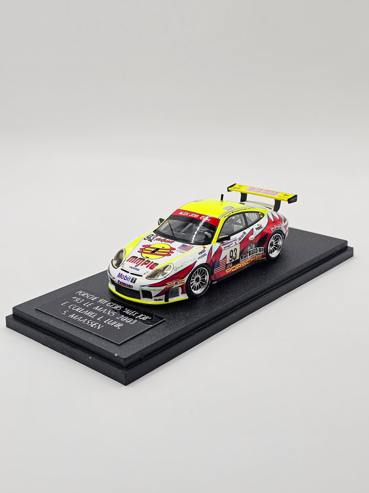 Spark Porsche 911 GT3-RS #93 Alex Job Racing 24Hrs Le Mans 2003 1/43 Scale S5527