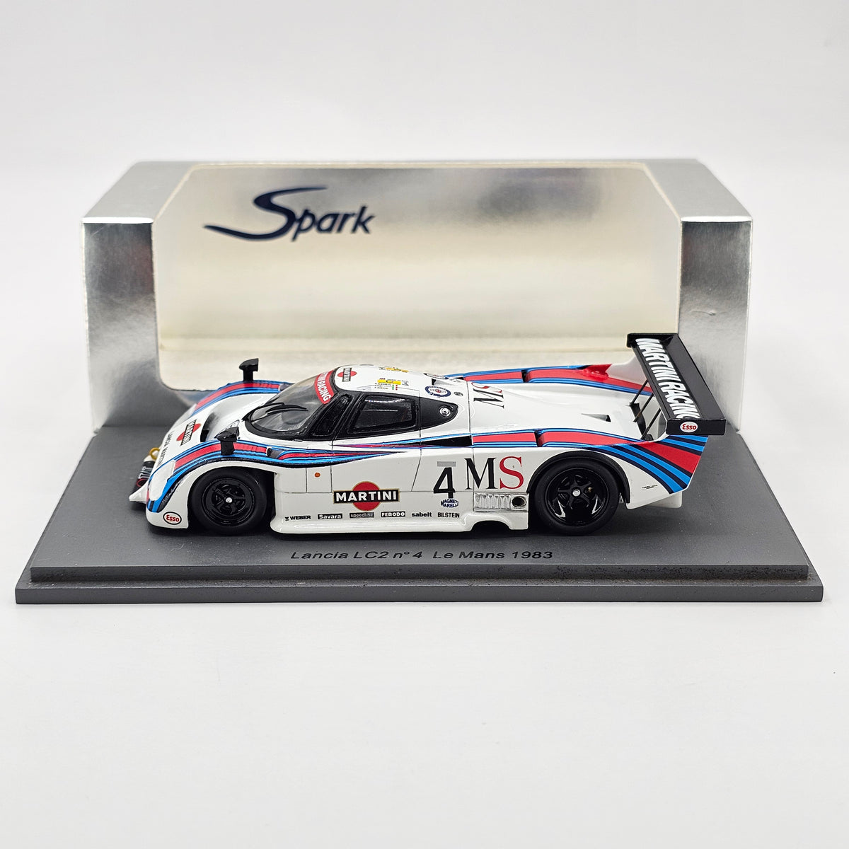 Spark Lancia LC2 #4 Lancia Martini Racing 24Hrs Le Mans 1983 1/43 Scale