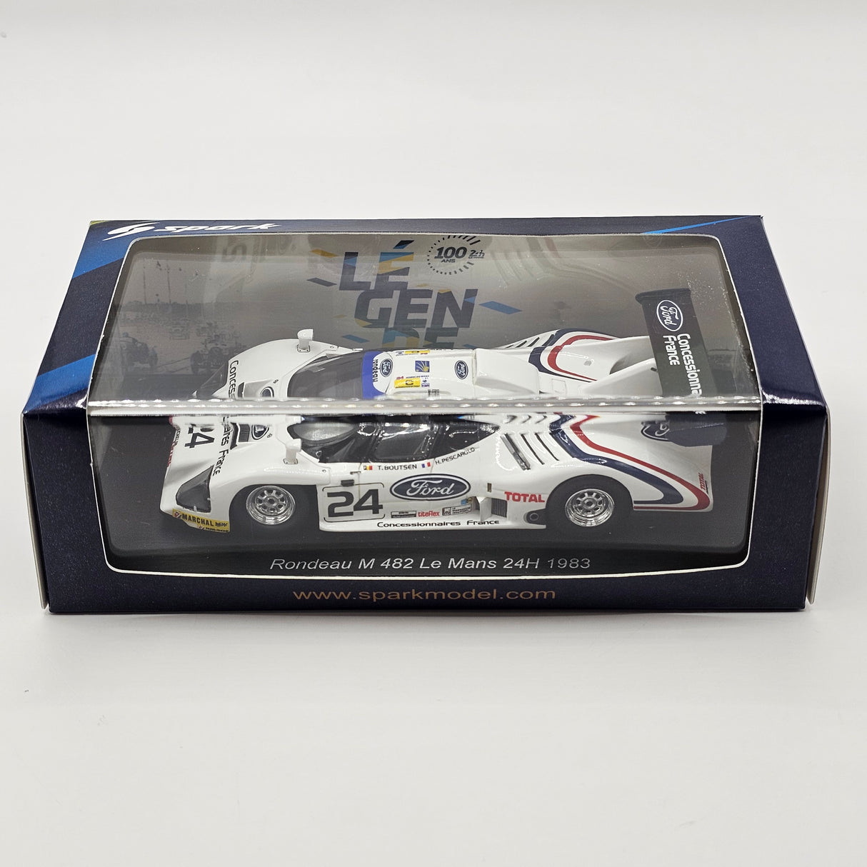 Spark Rondeau M482 #24 Ford Concessionaires France 24Hrs Le Mans 1983 1/43 Scale