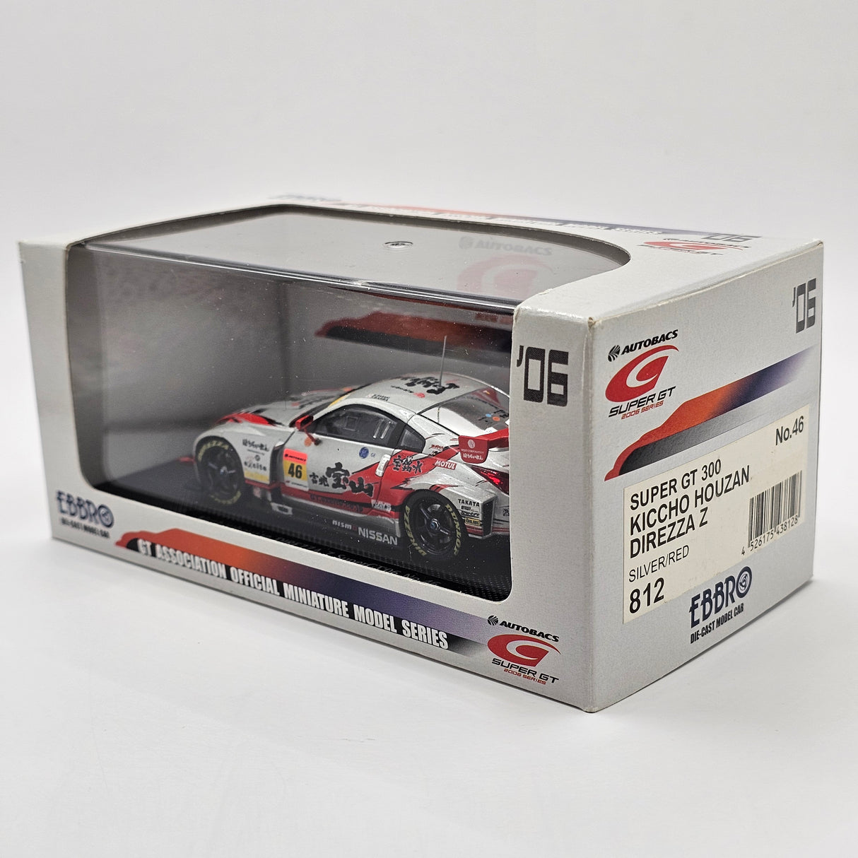 EBBRO Nissan Fairlady Z #46 Direzza MOLA Super GT GT300 2006 1/43 Scale
